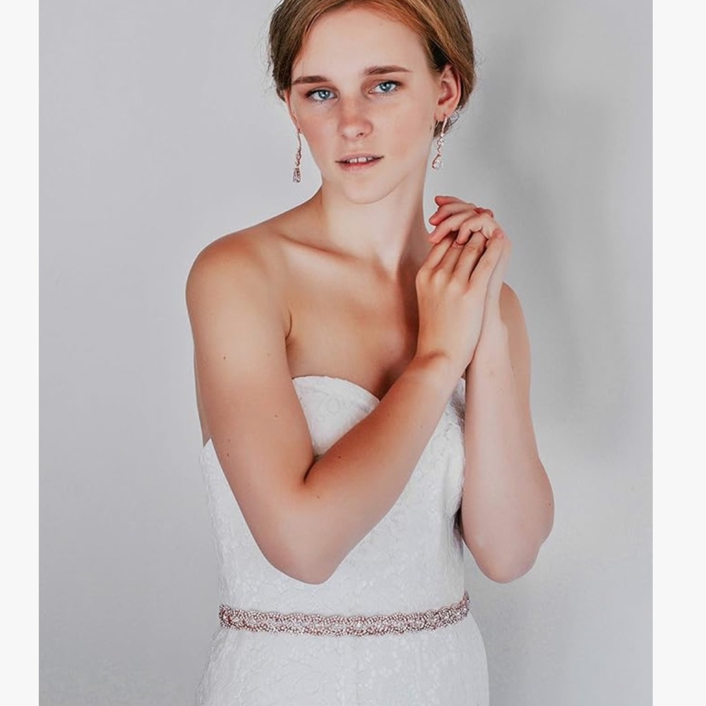 Bridal belt - Rose Gold - Picture 6 of 8